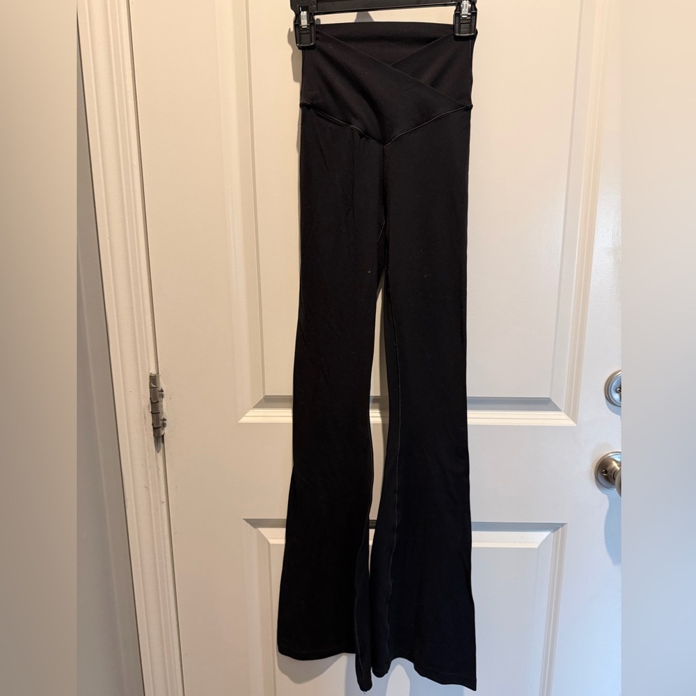 Aerie Black Flare Pants